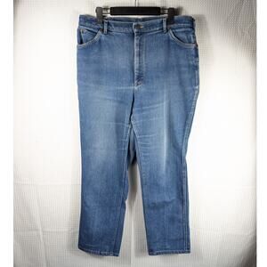 Lee Riders 38x32 Jeans Men Blue Denim Straight Fit Vintage USA Mid Rise 80s 90s